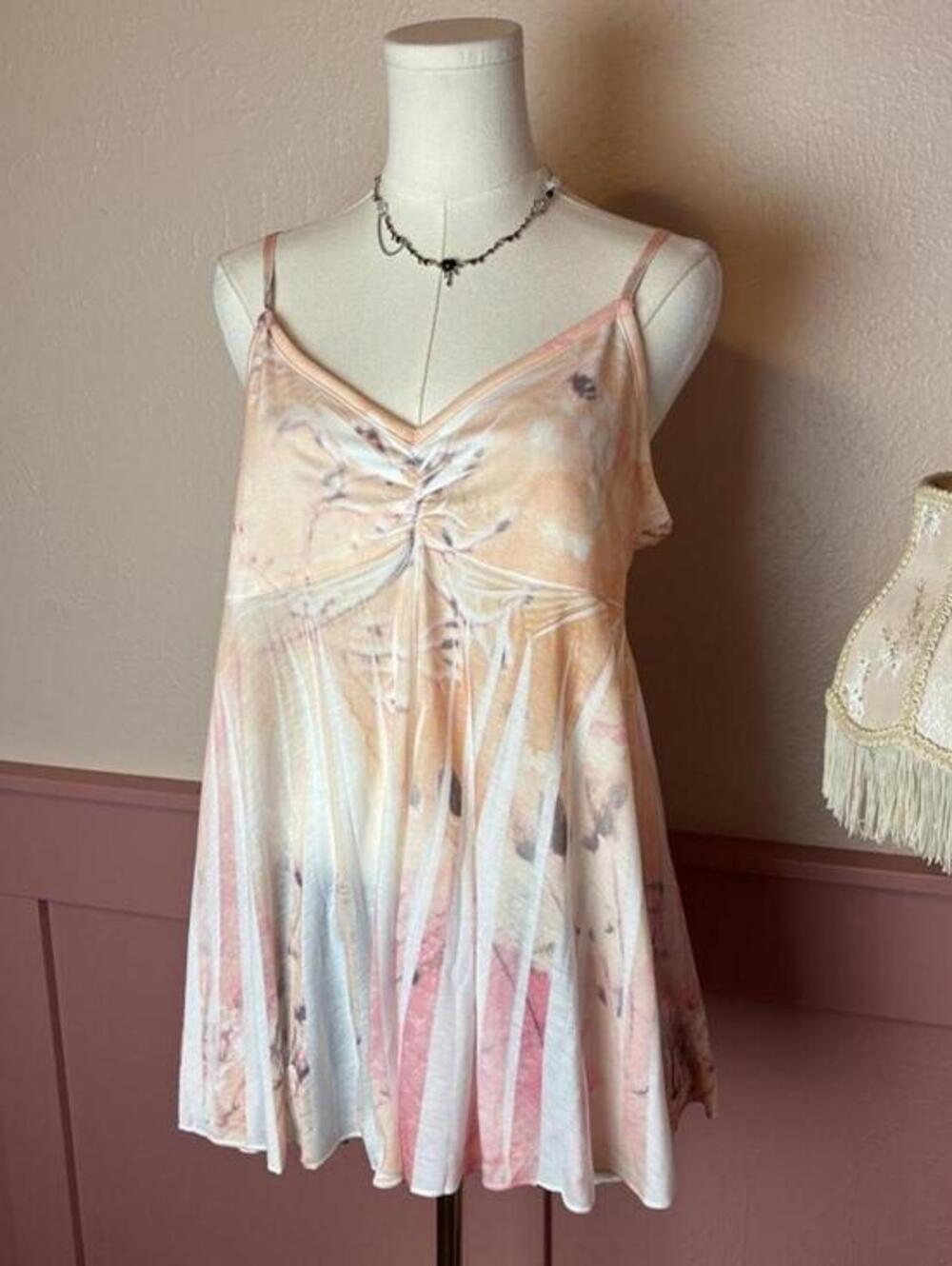 mudd fairy y2k cami top pink xl juniors gyaru vintage 2000s whimsy